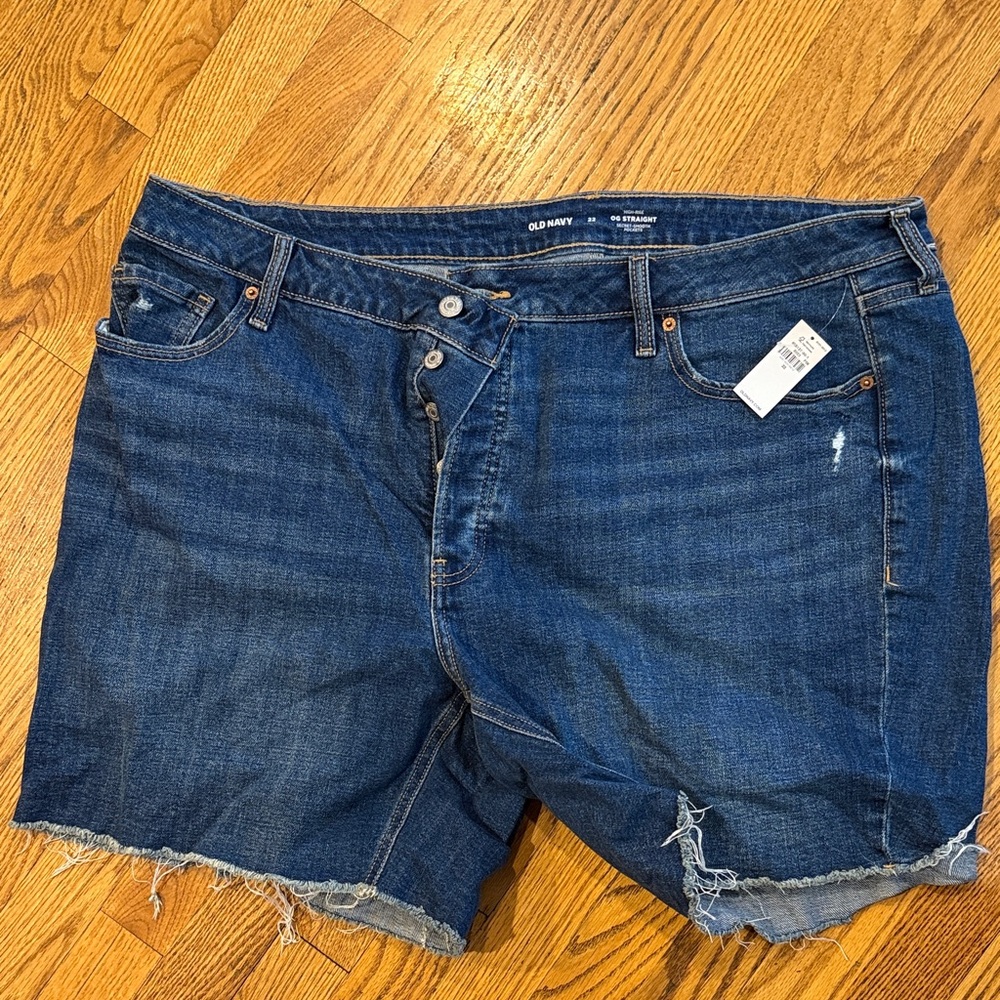 Old Navy Blue Denim Cutoff Shorts